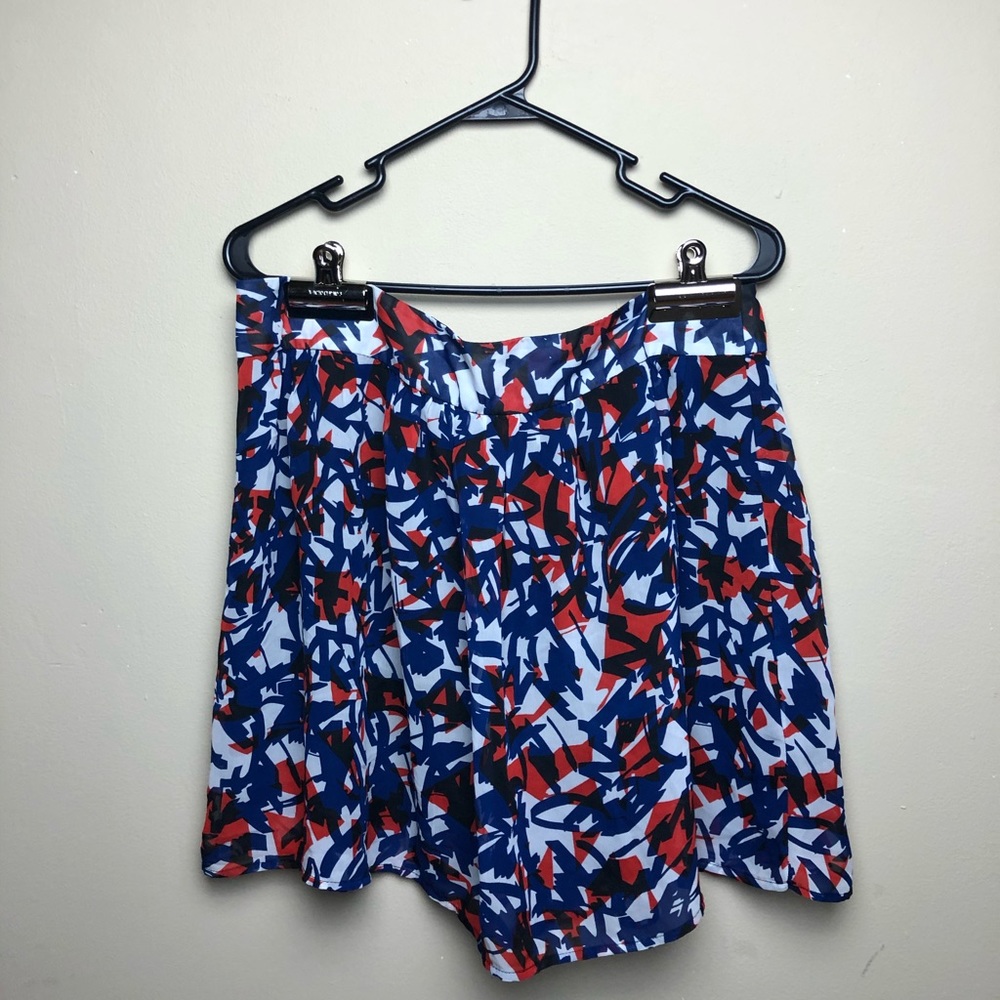 Fun patterned skirt
